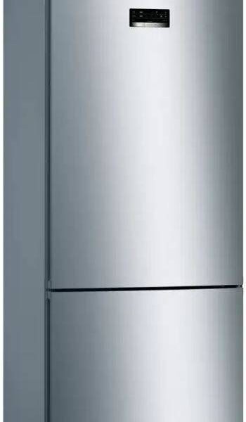 Bosch -ثلاجة سيريس 4 - فريزر في الأسفل- نوفروست، 505 لتر- ستانلس ستيل