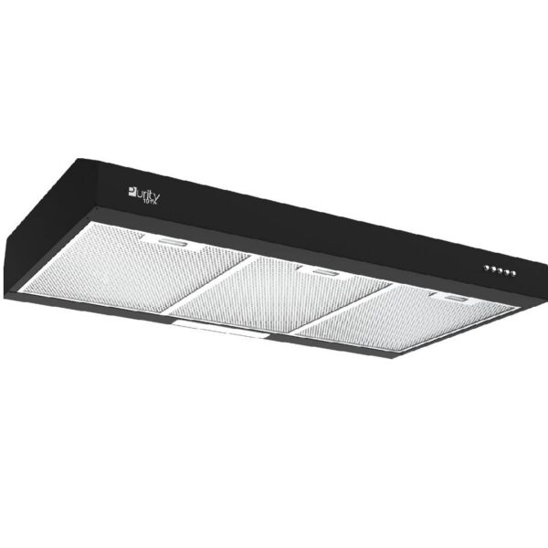 بيوريتي بيلت ان شفاط مسطح 90 سم 450 م 3  ساعة اسود- PTSLIM BL 90CM